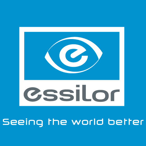 Essilor logo med teksten "Seeing the world better" – kundecase hos Corpital