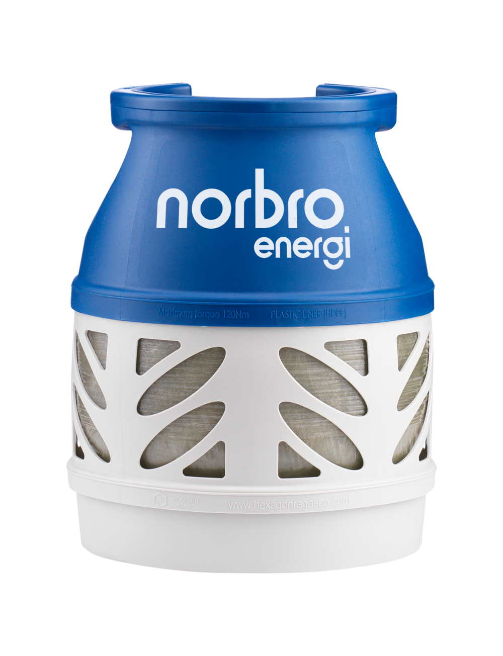 Primagaz gas cylinders (Norbro Energi) - Product image supporting the Corpital case regarding the switch from hard-coded workarounds to out-of-the-box OneLink 365 integration between Business Central and Salesforce
